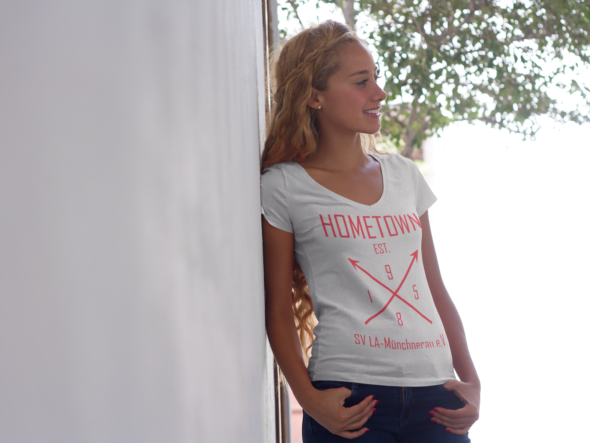 Women's Fairtrade V-Neck T-Shirt
