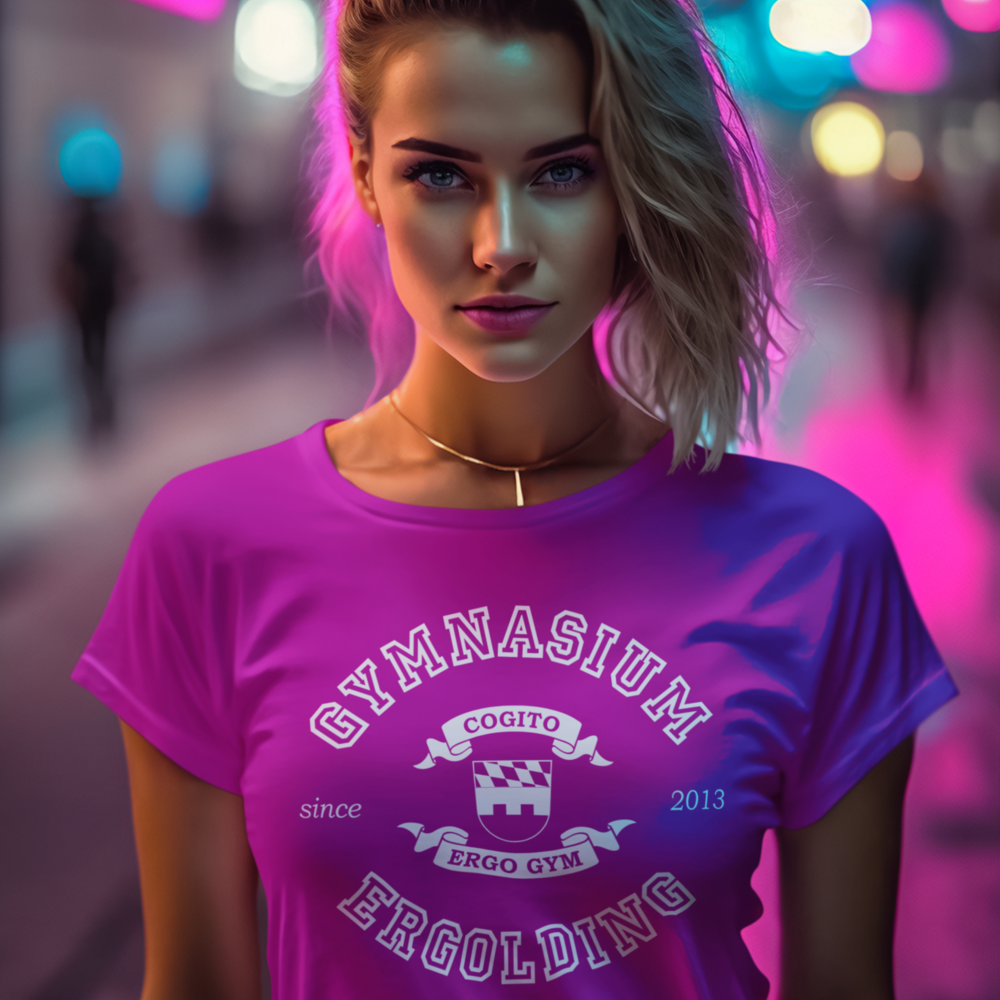 Gymnasium Ergolding Fairtrade Bio-Baumwolle T-Shirt Ladies
