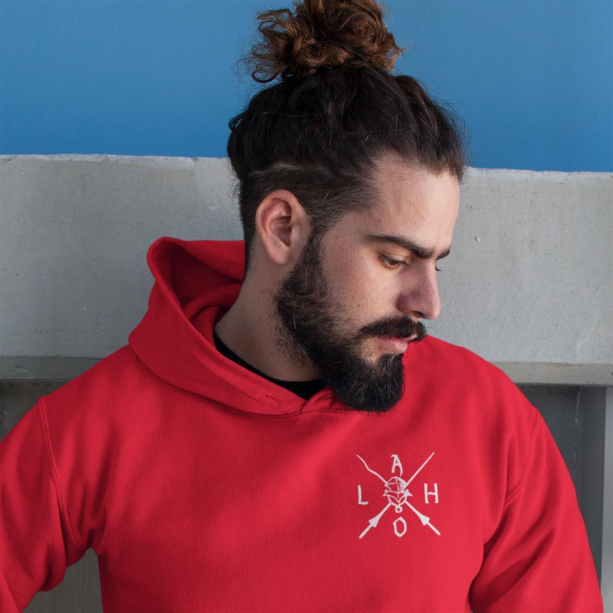 Hoodie LAHO kleines Lanzenlogo Landshuter Hochzeit