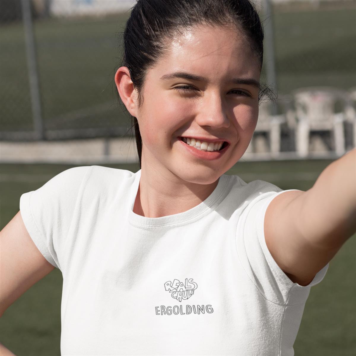 Realschule Ergolding Organic Bio-Baumwolle T-Shirt Ladies Small Logo