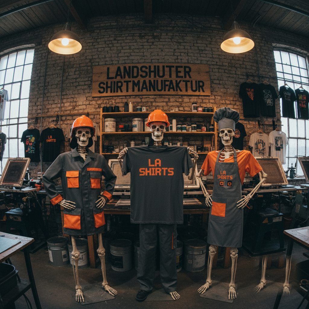 Die Werkstatt der Landshuter Shirtmanufaktur
