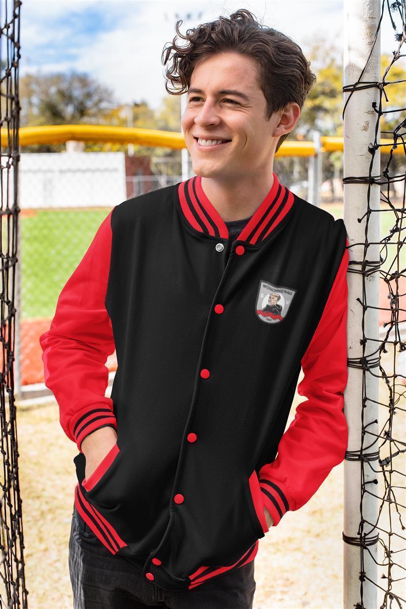 Kids Standard College-Jacke schwarz/rot