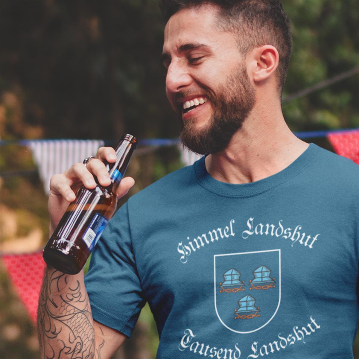 T-Shirt LAHO Himmel Landshut Tausend Landshut Landshuter Hochzeit