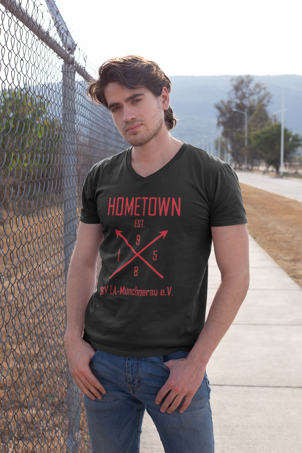 Men's Fairtrade V-Neck T-Shirt