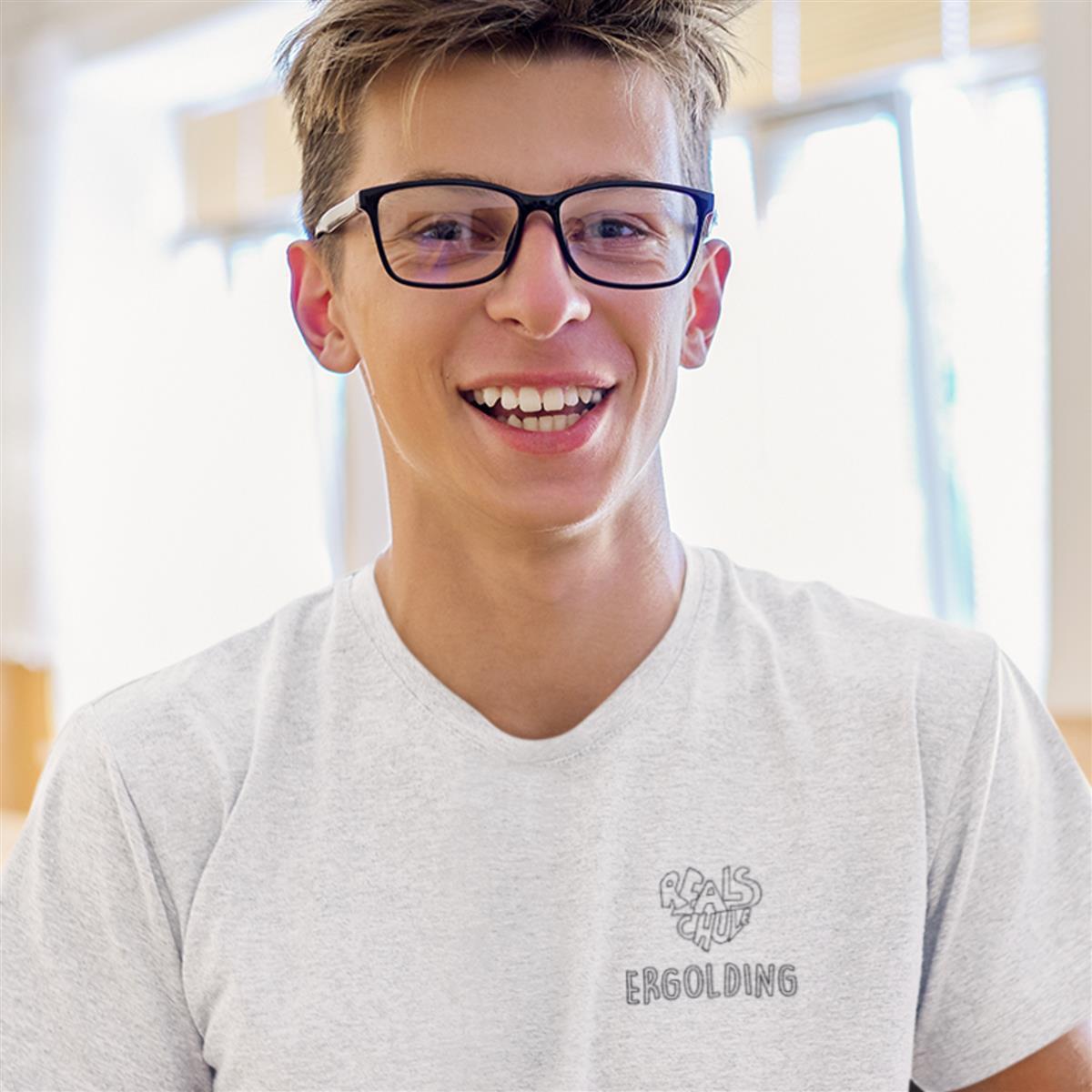 Realschule Ergolding Organic Bio-Baumwolle T-Shirt Men/Unisex Small Logo