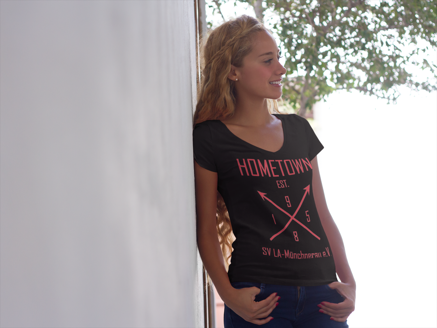 Women's Fairtrade V-Neck T-Shirt