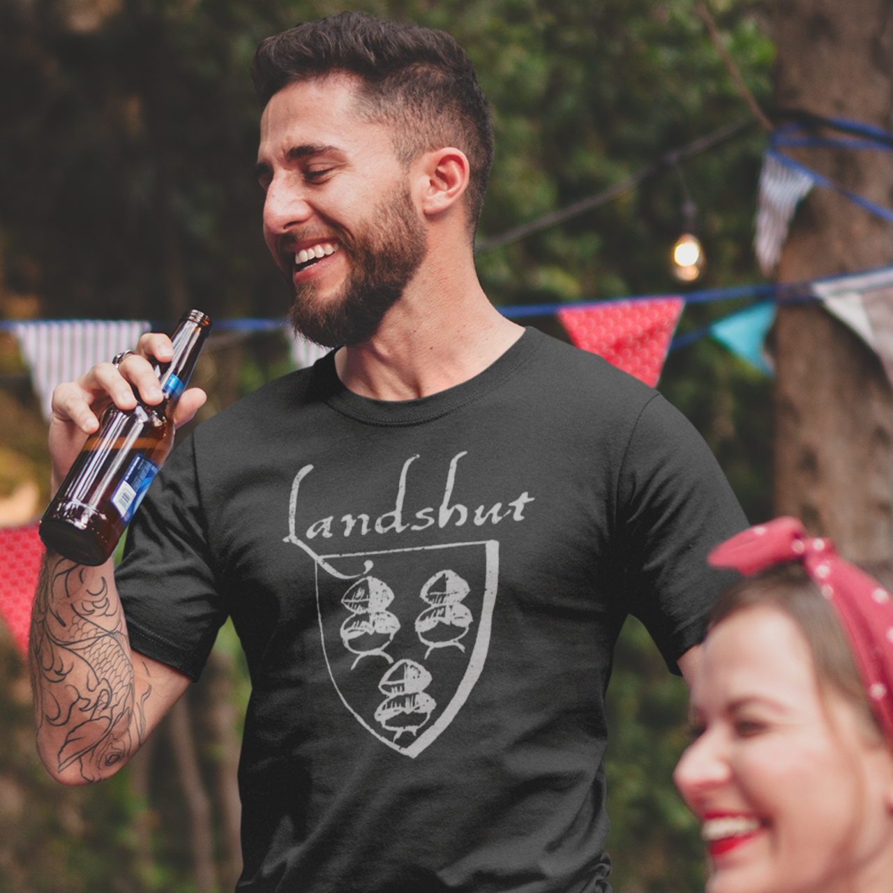T-Shirt LAHO altes Wappen Landshuter Hochzeit