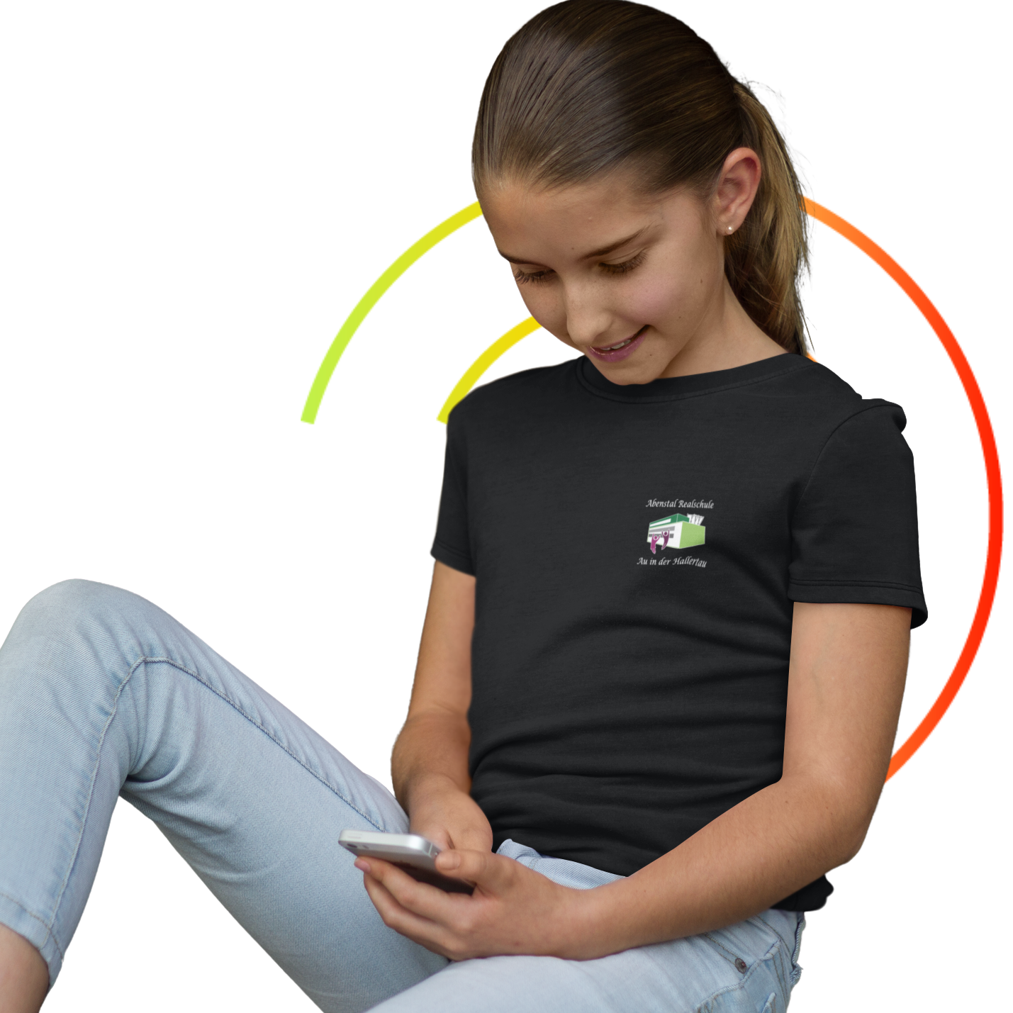 Kids-Shirt mit Schullogo