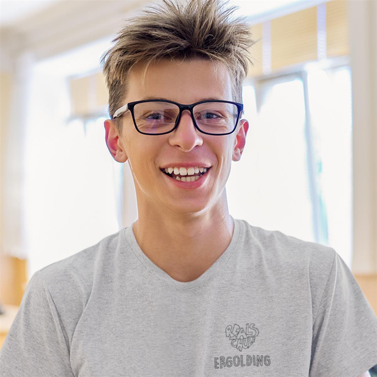 Realschule Ergolding Organic Bio-Baumwolle T-Shirt Men/Unisex Small Logo