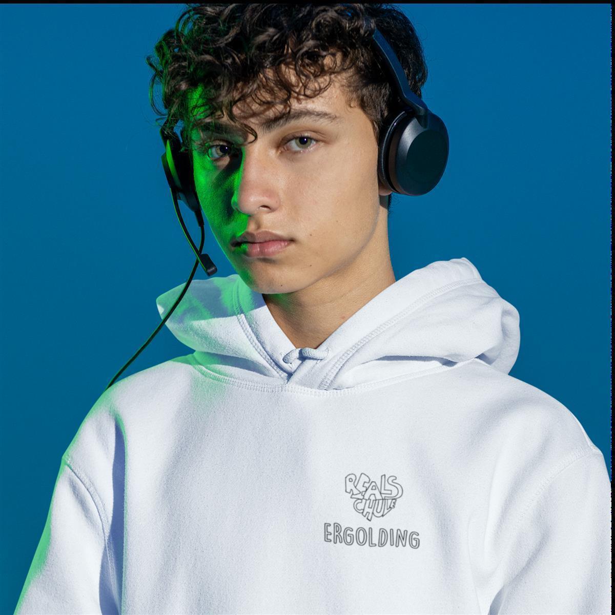 Realschule Ergolding Organic Bio-Baumwolle Hoodie Men/Unisex Small Logo