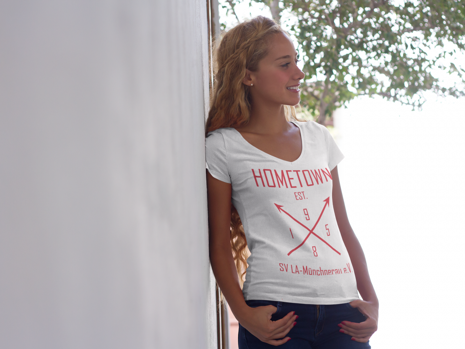 Women's Fairtrade V-Neck T-Shirt