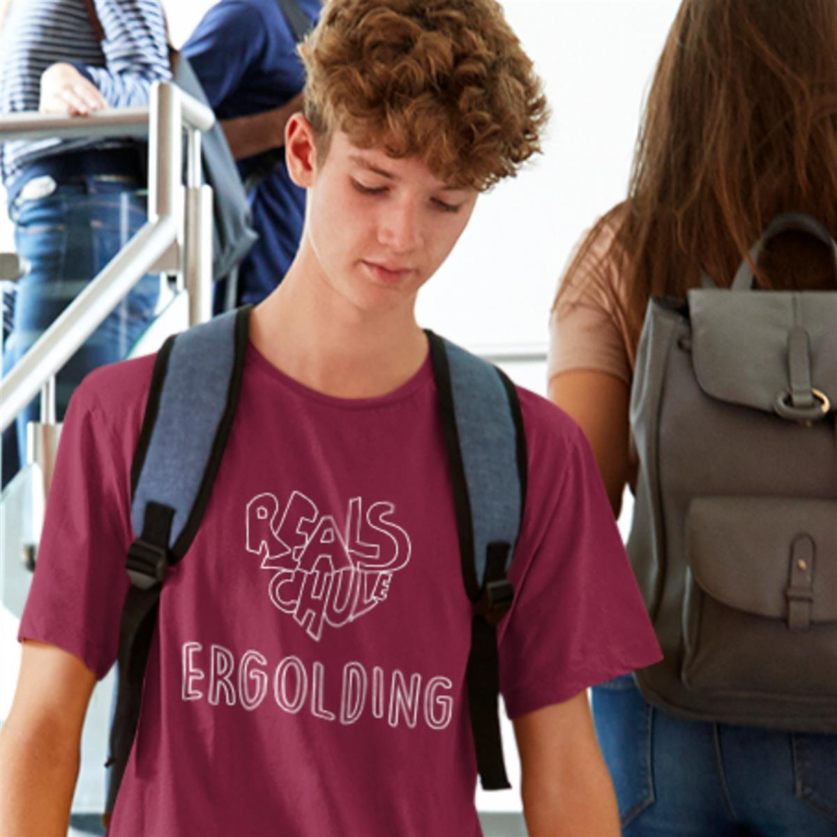 Realschule Ergolding Organic Bio-Baumwolle T-Shirt Men/Unisex Big Logo