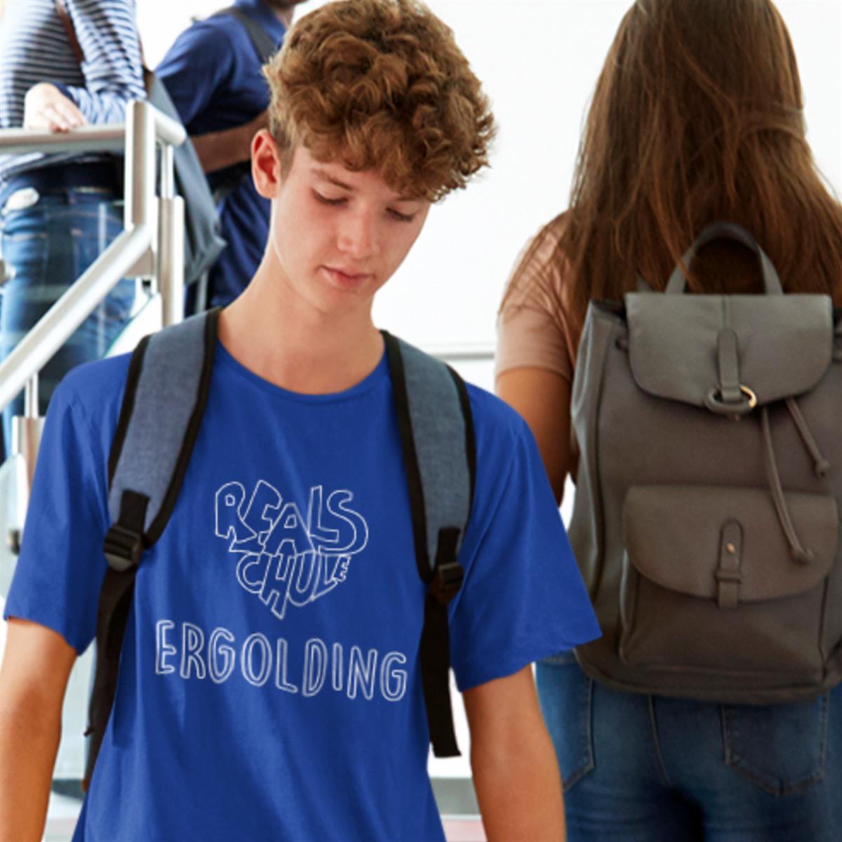 Realschule Ergolding Organic Bio-Baumwolle T-Shirt Men/Unisex Big Logo