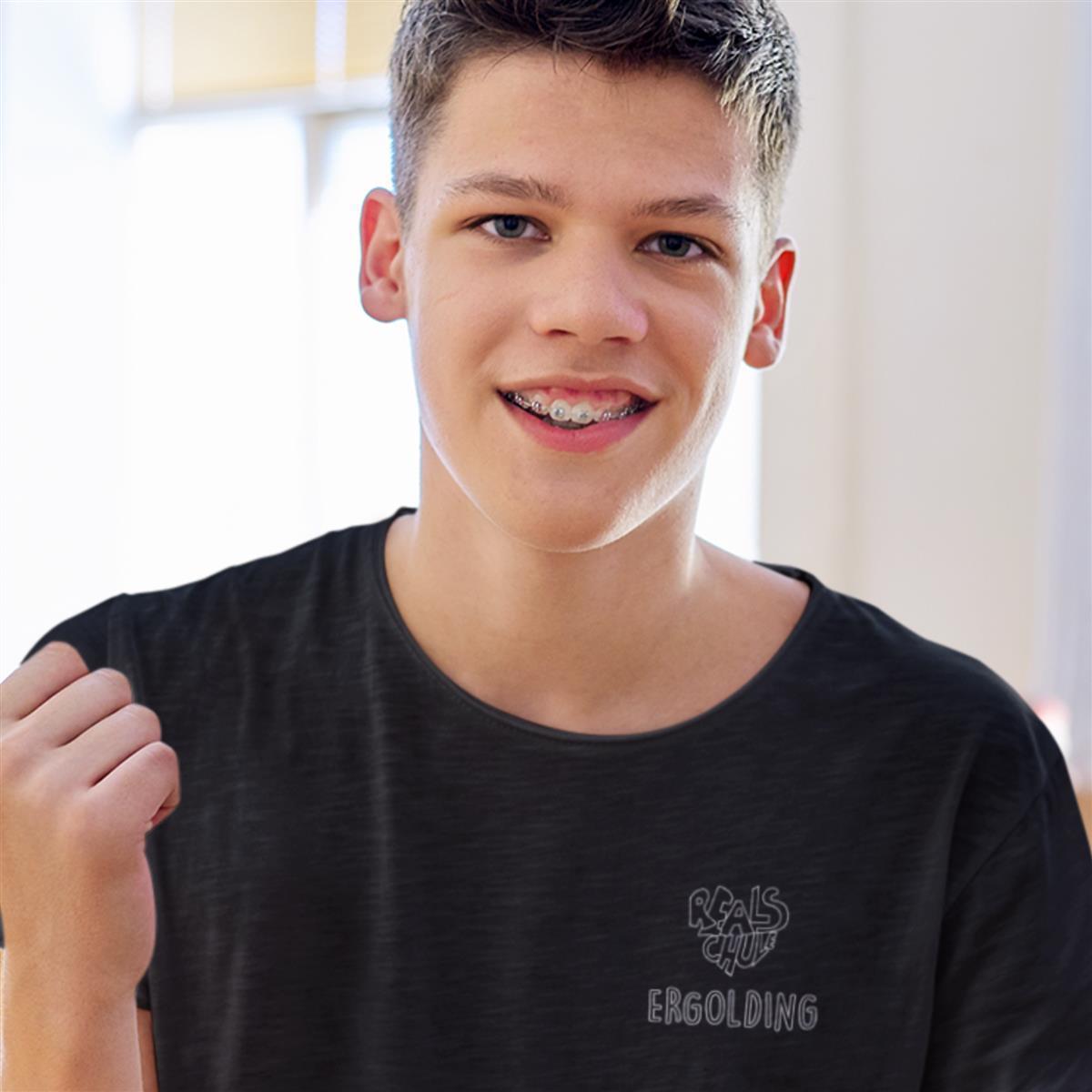 Realschule Ergolding Organic Bio-Baumwolle T-Shirt Men/Unisex Small Logo