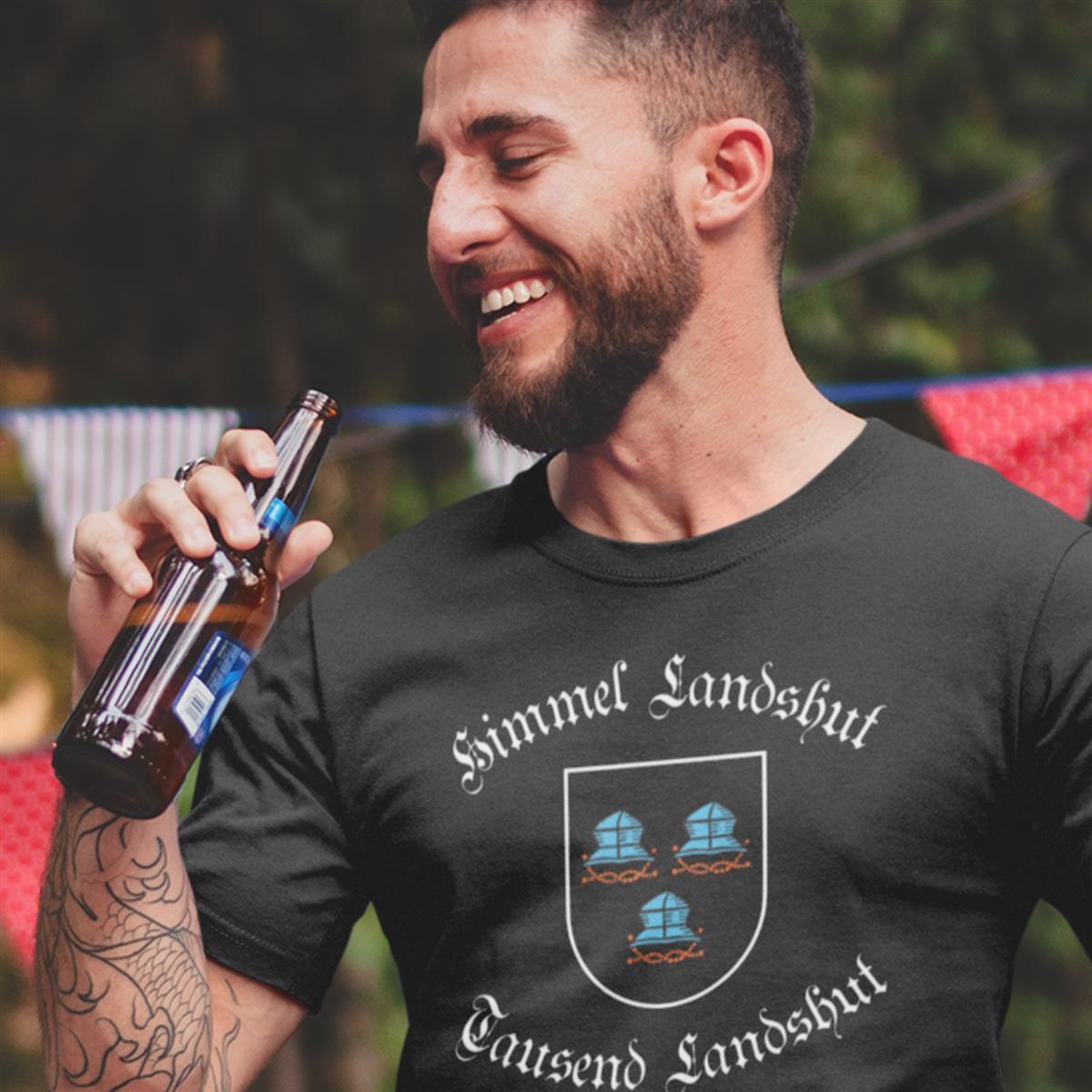 T-Shirt LAHO Himmel Landshut Tausend Landshut Landshuter Hochzeit