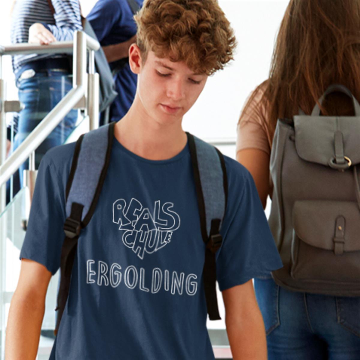 Realschule Ergolding Organic Bio-Baumwolle T-Shirt Men/Unisex Big Logo