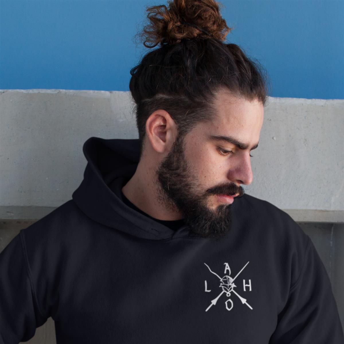 Hoodie LAHO kleines Lanzenlogo Landshuter Hochzeit