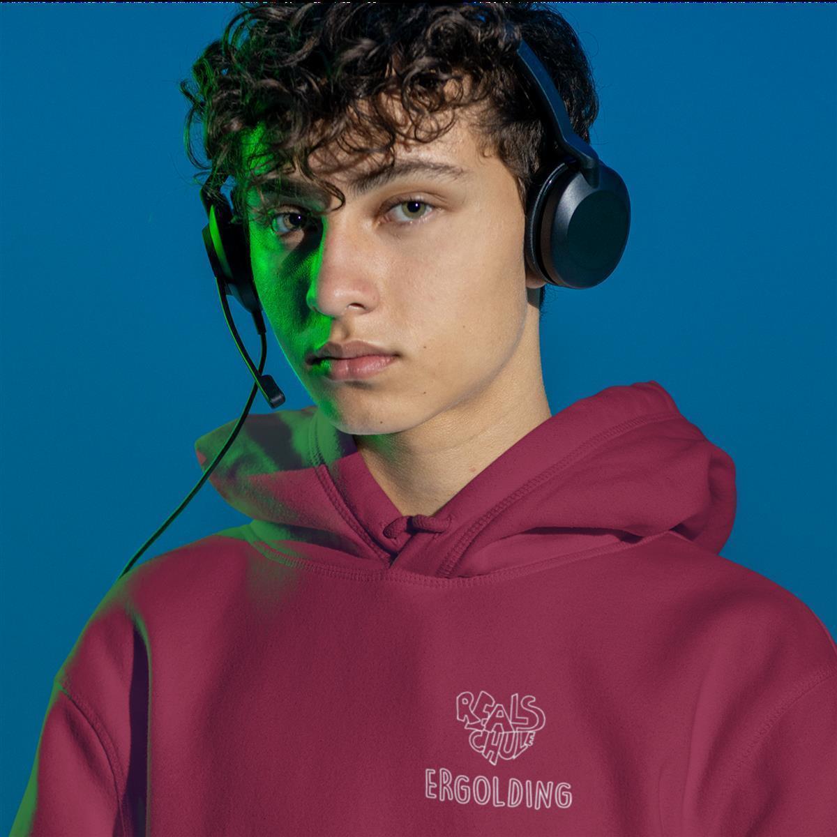 Realschule Ergolding Organic Bio-Baumwolle Hoodie Men/Unisex Small Logo