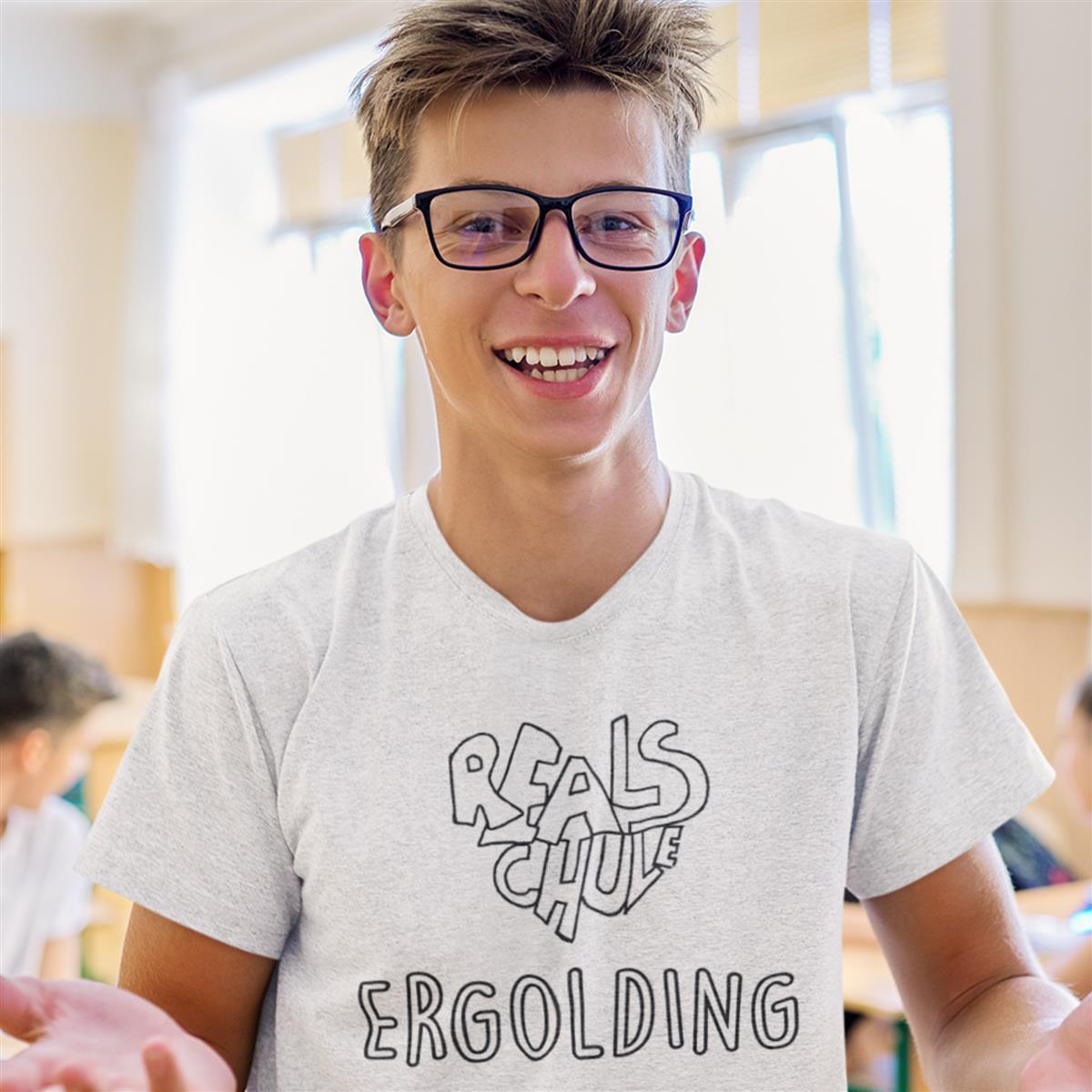 Realschule Ergolding Organic Bio-Baumwolle T-Shirt Men/Unisex Big Logo