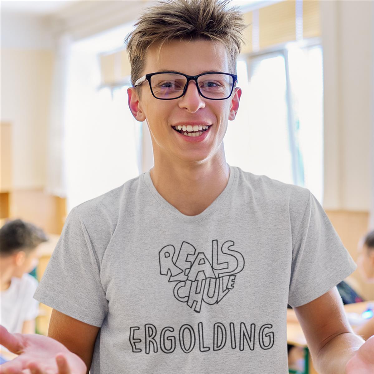 Realschule Ergolding Organic Bio-Baumwolle T-Shirt Men/Unisex Big Logo