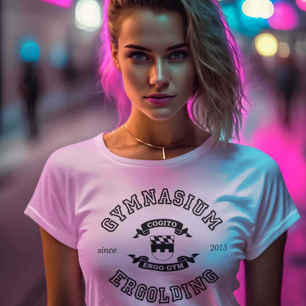 Damen-Shirt mit Schullogo