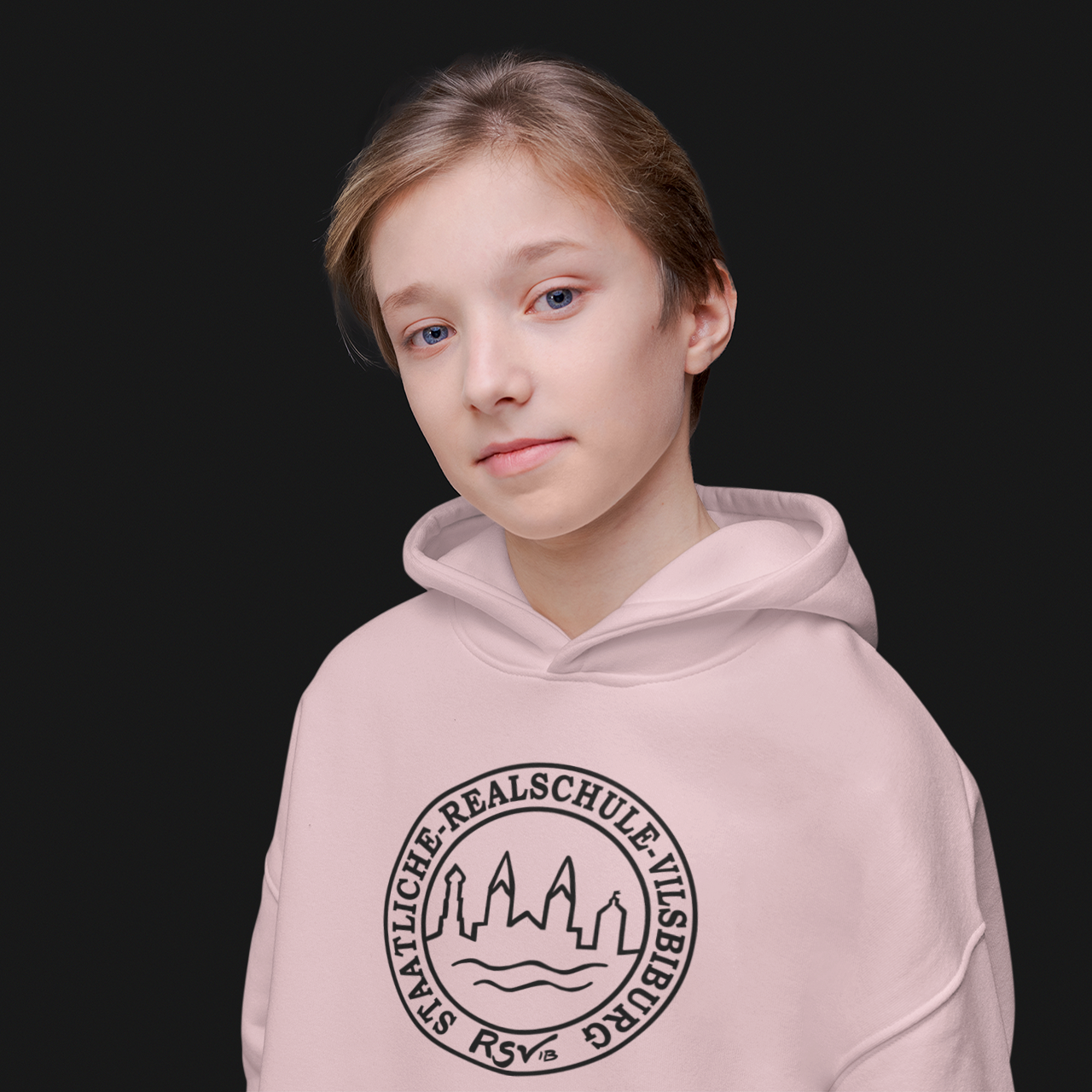 RS Vilsbiburg Bio-Baumwolle Organic Hoodie Kids Big Logo