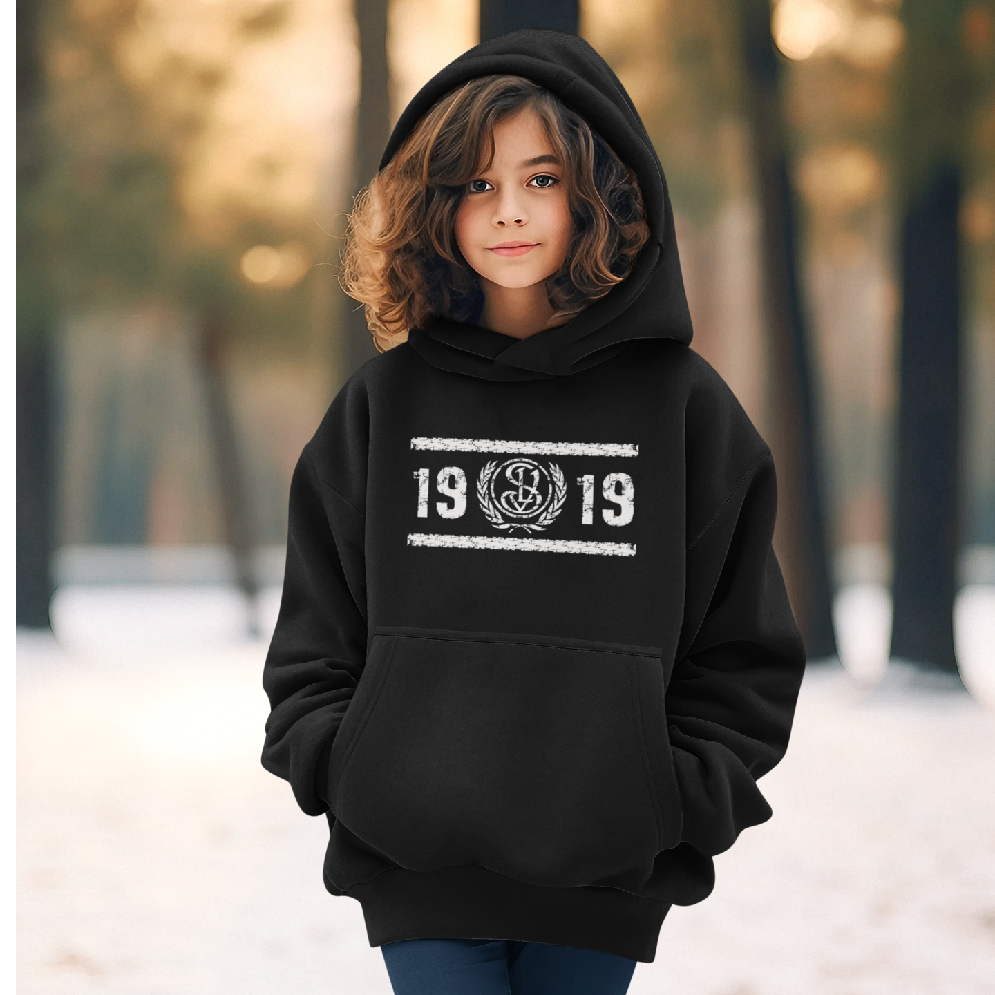 Spiele Landshut Kids Hoodie 1919 Retro