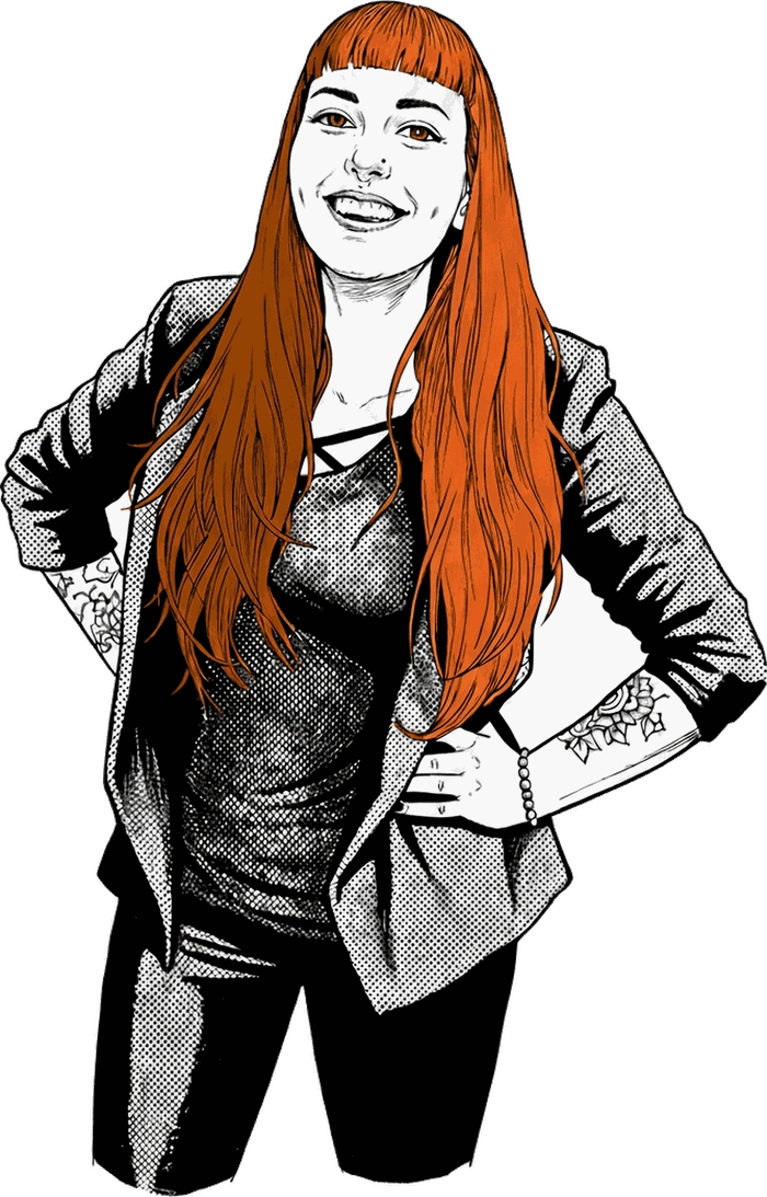 Sabrina Sattler, Inhaberin der Landshuter Shirtmanufaktur